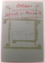 Le Verso de L'Original de Pino Daeni ( D'Angelico ) au Format entier de 25,5 X 36,5 Cm avec indication ...