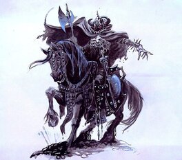 Mike Ploog Ralph Bakshi Lord of the Rings Ringwraith Concept Art