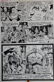 Frank Thorne - Red Sonja - Planche originale