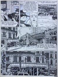 Stéphane Dubois - Dubois, L'angelot du Quinzième, planche n°2, 1983. - Planche originale