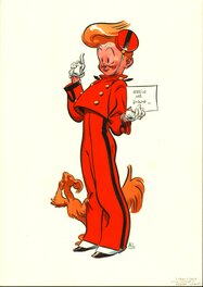 Al Severin - Spirou et Spip - Illustration originale