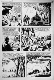John Giunta - T.H.U.N.D.E.R. Agents (NoMan), planche originale - Comic Strip