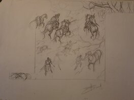 Yves Swolfs - Schets van paarden van yves swolfs - Comic Strip