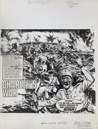 Joe Colquhoun - Cover Charley's War - Battle for Fort Vaux (Verdun) - Original Cover