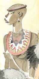 Détail 2 : la femme au collier Détail 2 : la femme au collier