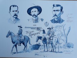 Dominique Bertail - Go WEST Young Man - Original art