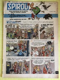 Publication en bandeaux-titre du Journal de Spirou n°1090 du 5 mars 1959 Publication en bandeaux-titre du Journal de Spirou n°1090 du 5 mars 1959