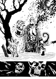 Michel Montheillet - Hellboy - Original Illustration