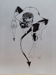 Radja Sauperamaniane - Kurt Wagner,  Nightcrawler - Original Illustration