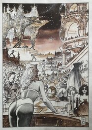Milo Manara - Fantasex - Illustration originale
