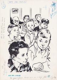 René Follet - René Follet | 1959 | Mon ami Carlo - Illustration originale