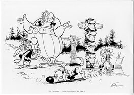 Gil Formosa - ASTERIX, LUCKY LUKE, DALTON Hommage - Comic Strip