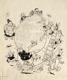 Jean Cezard - Joyeuses Pâques ! Pipo ! - Couverture originale
