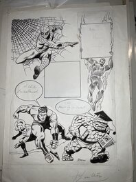 Jean-Yves Mitton - Page de garde de SPIDEY n 4 - Illustration originale