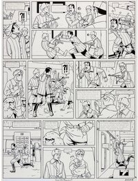 André Juillard - Blake et Mortimer - Les sarcophages du 6e continent #1 - T16 p32 - Planche originale