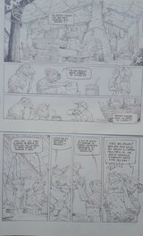 Olivier Roman - Les fables de l'Humpur - Planche originale