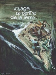 René Follet - René Follet | 2006 | Voyage au centre de la terre - Original art
