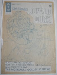 Carl Barks - Carl BARKS, original pencil cover for the Gold Key publ. - Couverture originale