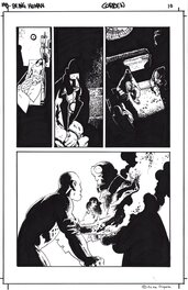 Planche originale - Corben: Hellboy: Being Human page 10