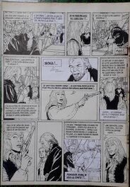 Lucien Rollin - Saskia DES VAGUES - Planche originale