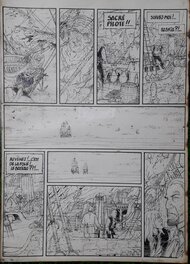 Lucien Rollin - Saskia DES VAGUES - Planche originale