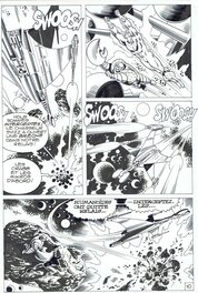 Comic Strip - Mitton, Mikros#4, Rush sur la Ruche, planche n°10, Mustang#57, 1980.