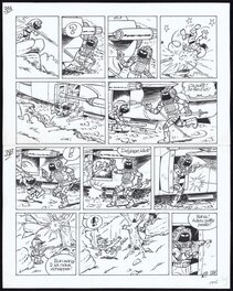 Gos - Le Scrameustache (Tome 13) - Planche originale