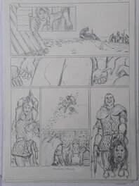 Francesco Trifogli - Sirènes et Vikings 4 p29 - Planche originale