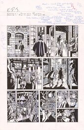 Philippe Wurm - Edgar P.Jacobs - Le rêveur d´ apocalypses page - Planche originale