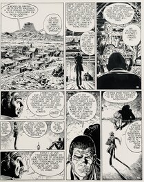 Jean Giraud - Blueberry - T.16 - "Le Hors-la-loi" - Planche originale