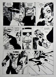 Planche originale - 1989 - La grande arnaque