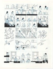 Chris Ware - Building stories - Planche originale