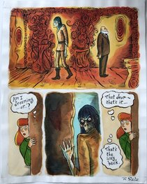 Richard Sala - Richard Sala - Bloody Cardinal 2 - House of the Blue Dwarf p64 - Planche originale