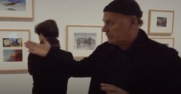 Bilal à son exposition du Fonds Hélène et Edouard Leclerc à Landerneau Bilal à son exposition du Fonds Hélène et Edouard Leclerc à Landerneau