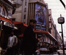 Bilal dans les rues de Paris en 1986 Bilal dans les rues de Paris en 1986