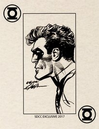 Green Lantern convention illustration by Neal Adams  (DC Comics)