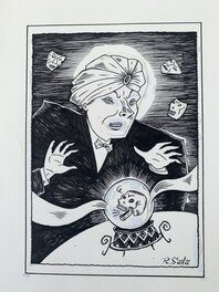 Original art - Richard Sala - Hypnotic Tales - Bookplate HC