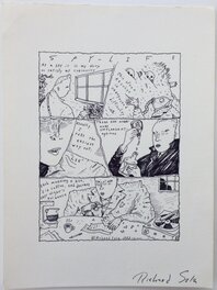 Richard Sala - Spylife - unpublished vintage art