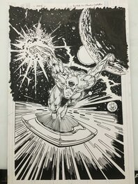 unknown - Surfer d'Argent/Silver Surfer d'après Claudio Castellini - Original Illustration