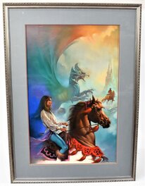 As framed! Beautiful rare color! As framed! Beautiful rare color!