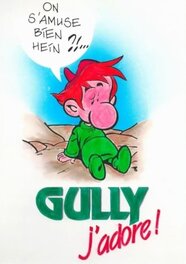 Alain Dodier - Dodier - Gully - Mise en couleurs originale - 1990