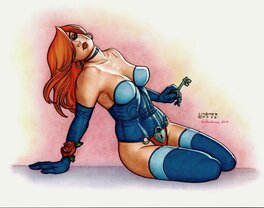 Joseph Michael Linsner - DAWN © Pinup - Linsner & Valentina - Illustration originale