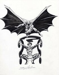 Neal Adams - Batman vs. the Riddler -Neal Adams - DC Comics - Original Illustration