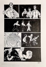 Gess - Gess - planche originale à l'encre - L'œil de la nuit - T.1 - Comic Strip