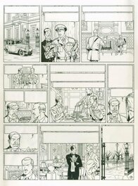 René Sterne - Blake & Mortimer - La malédiction des 30 deniers - planche inédite 9 - Planche originale