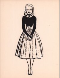 C'est la fille de la secrétaire de Milton Caniff qui a servie de modèle pour Holly Hall.