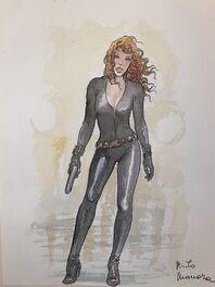 Milo Manara - Black Widow - Original Illustration