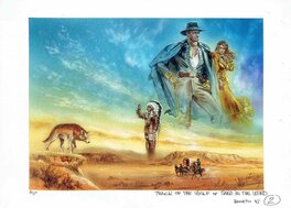 Luis Royo - Sand in the Wind - Original Illustration