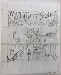 Richard Sala - Richard Sala - My Father's Brain - prelim p1 - Original art