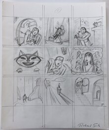 Richard Sala - Richard Sala - My Father's Brain - prelim p5 - Original art